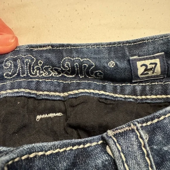Miss Me Dark Blue Boot Cut Jeans - Picture 3 of 3